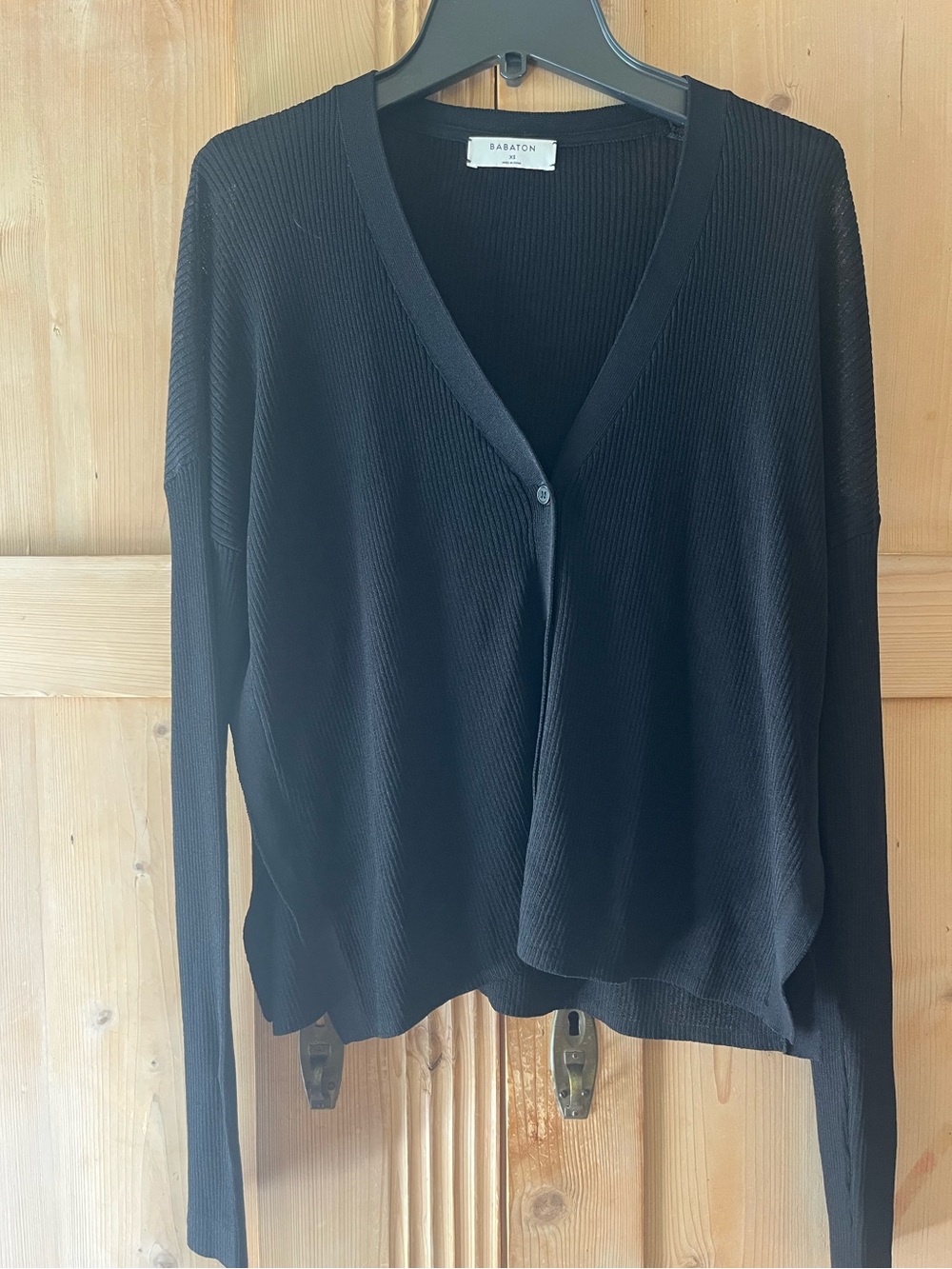 Aritzia lightweight black cardi